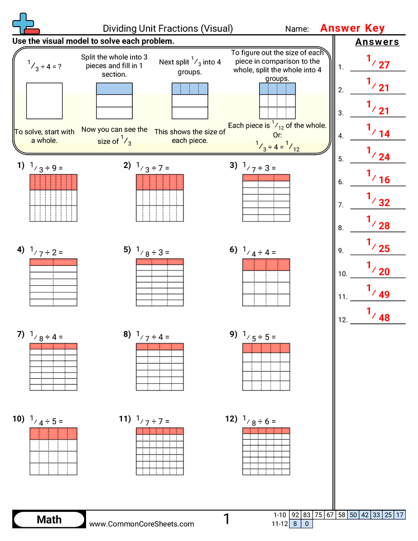 Related worksheet